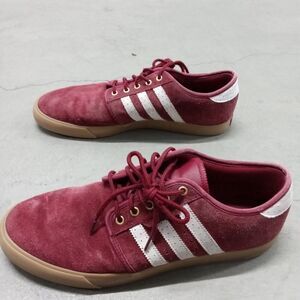 Adidas Men's Seeley B27790 Red Casual Shoes Sneakers Size 12 Skateboarding